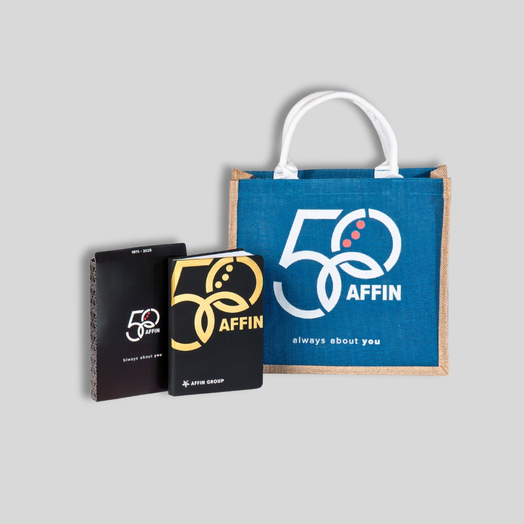 Custom Made Canvas Bag & Notebook