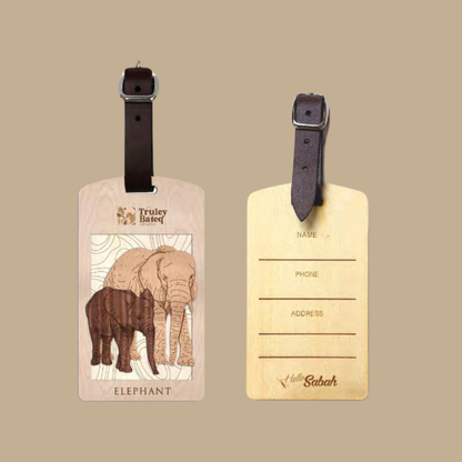 Premium Wooden Luggage Tag