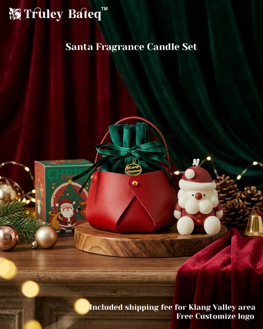 Christmas Gift Set - Santa Fragrance Candle Set