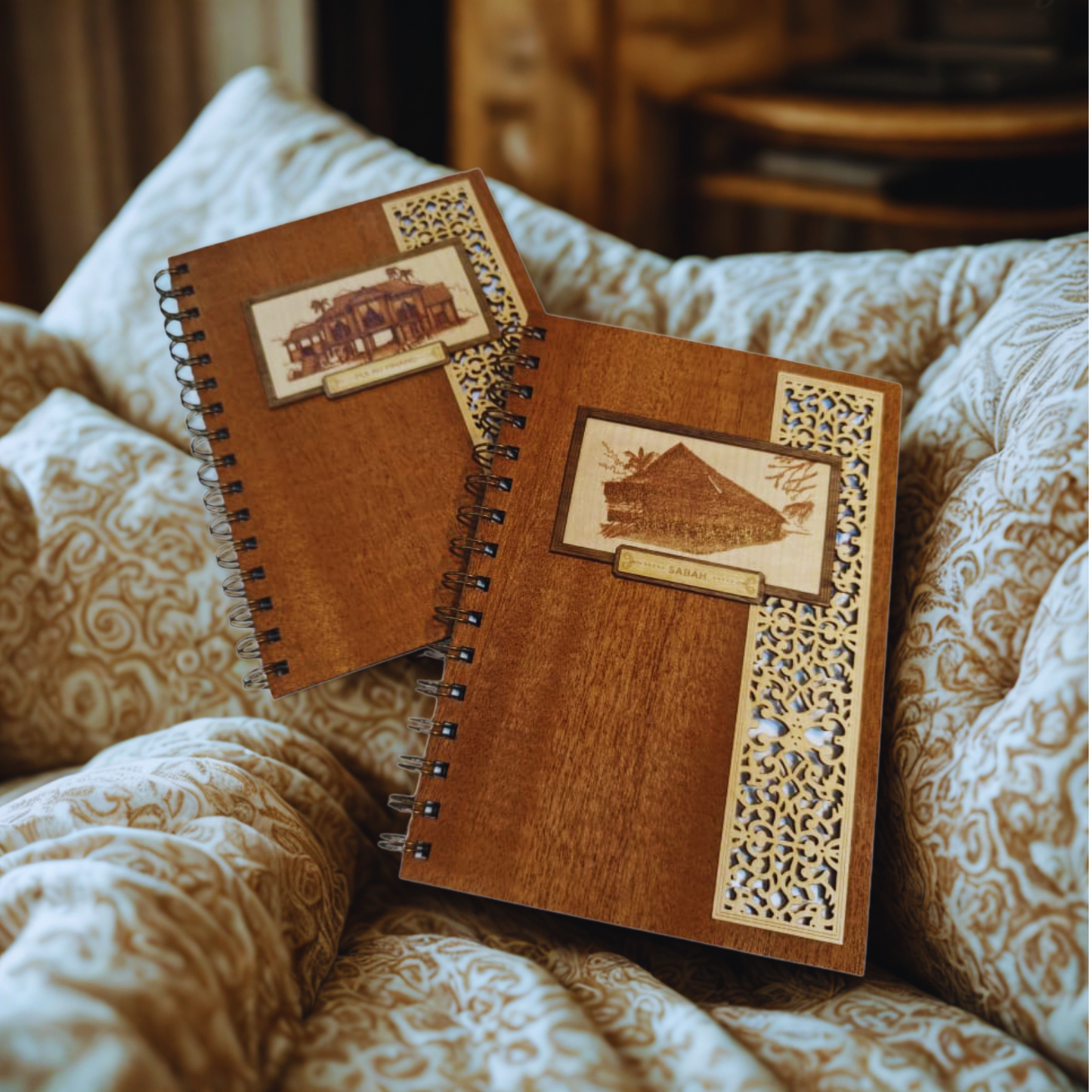 Premium Wooden Notebook