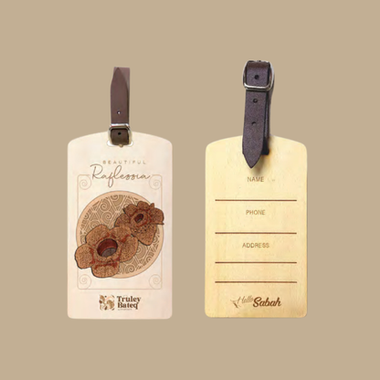 Premium Wooden Luggage Tag
