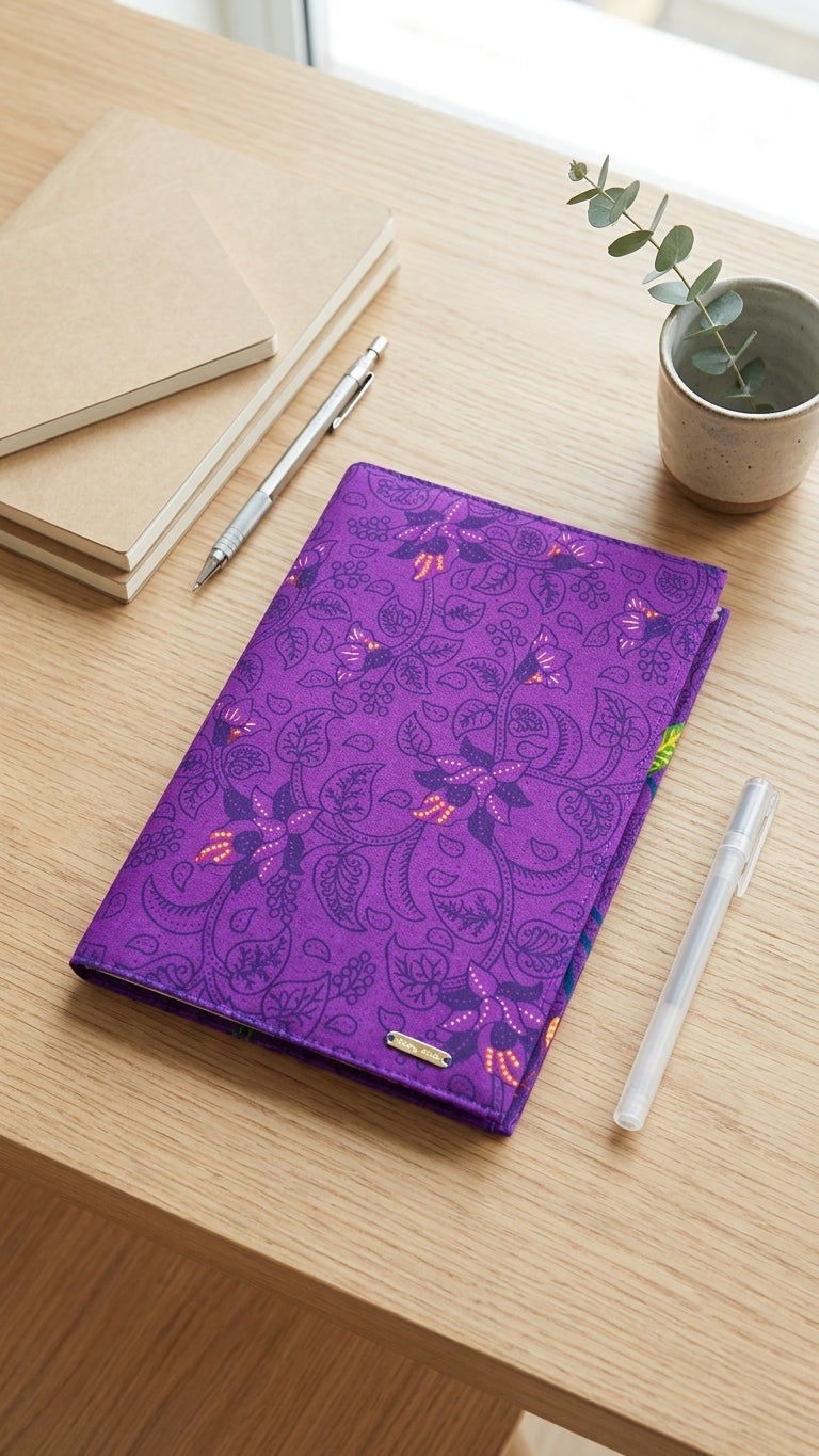 Batik Notebook Cover with Exchangeable Notebook | Truley Bateq