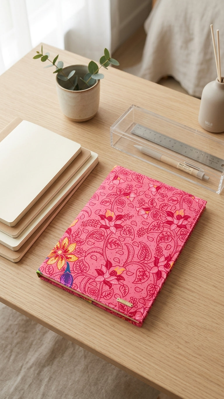 Batik Notebook Cover with Exchangeable Notebook | Truley Bateq