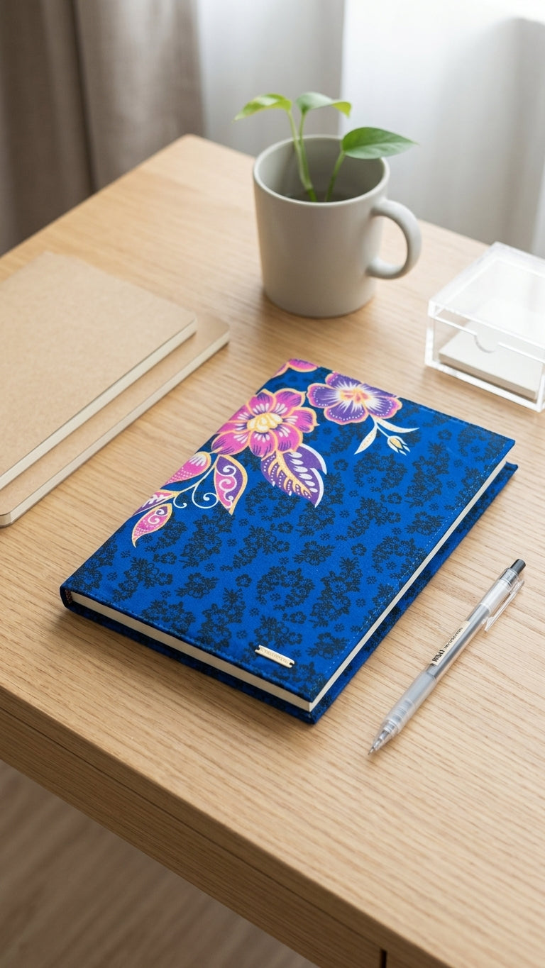Batik Notebook Cover with Exchangeable Notebook | Truley Bateq