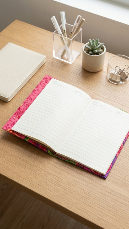 Batik Notebook Cover with Exchangeable Notebook | Truley Bateq