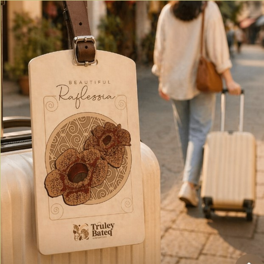 Premium Wooden Luggage Tag