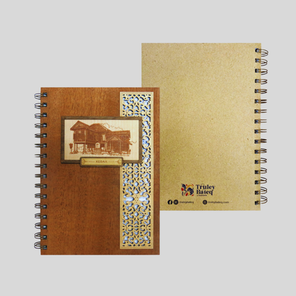 Premium Wooden Notebook