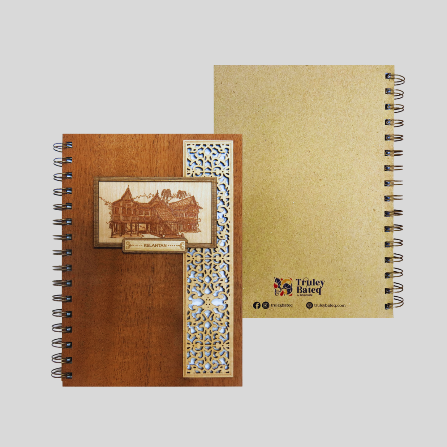 Premium Wooden Notebook