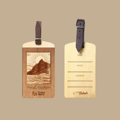 Premium Wooden Luggage Tag