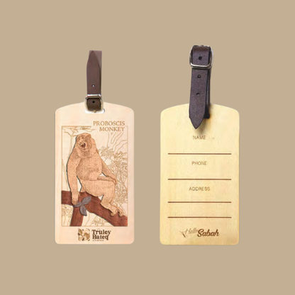 Premium Wooden Luggage Tag