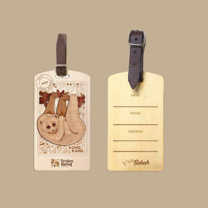 Premium Wooden Luggage Tag