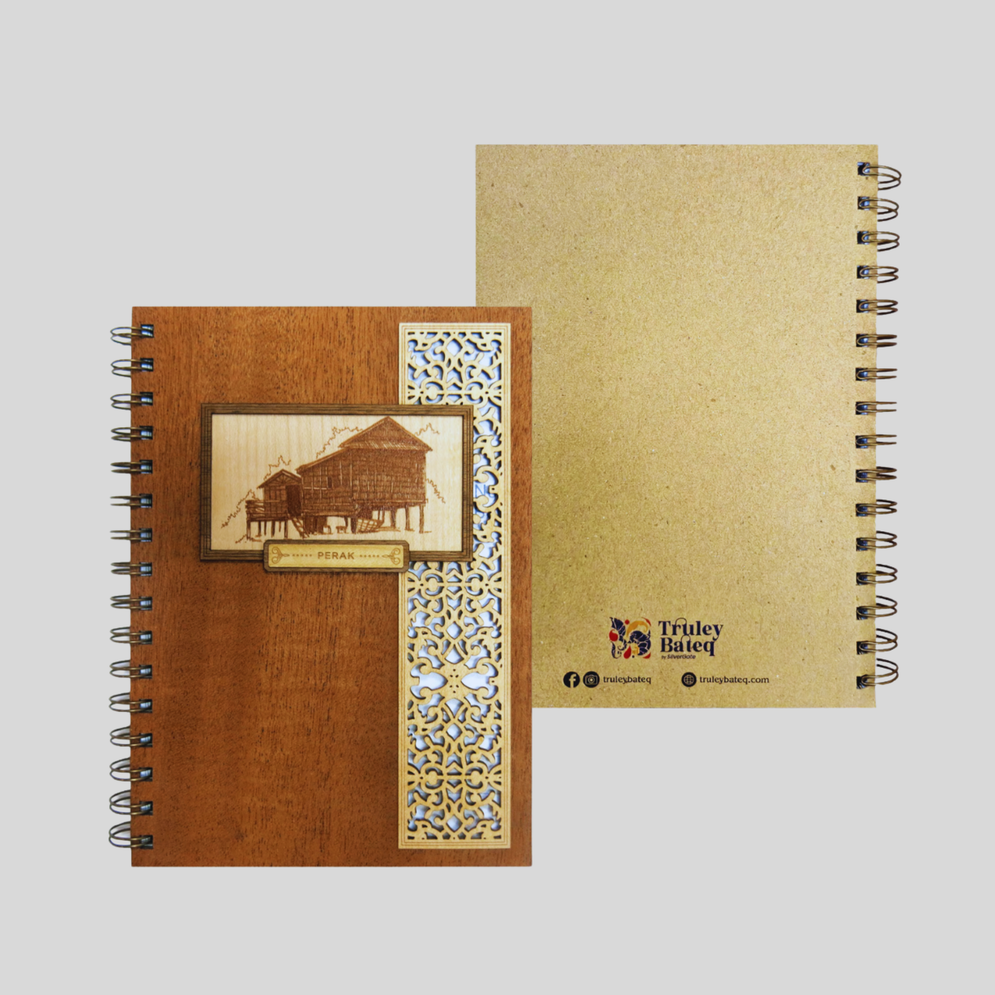 Premium Wooden Notebook