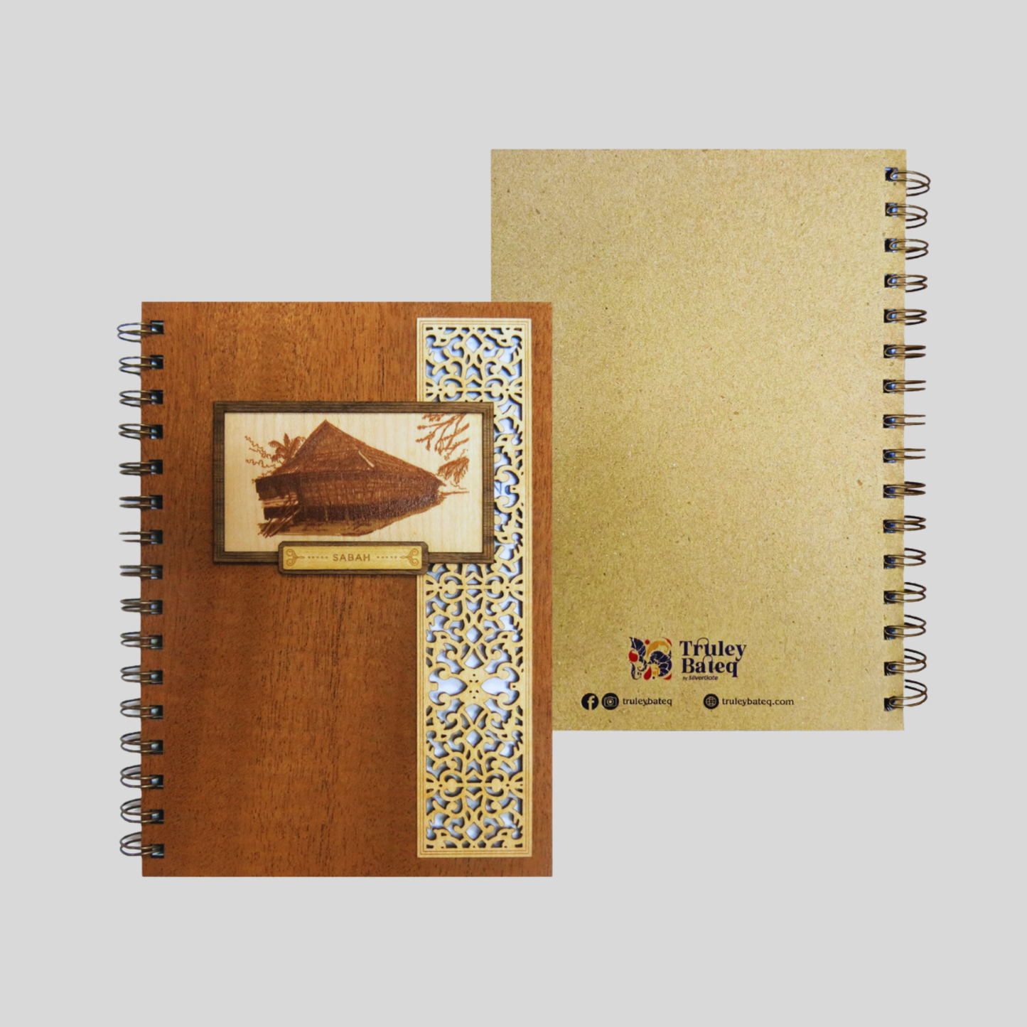 Premium Wooden Notebook