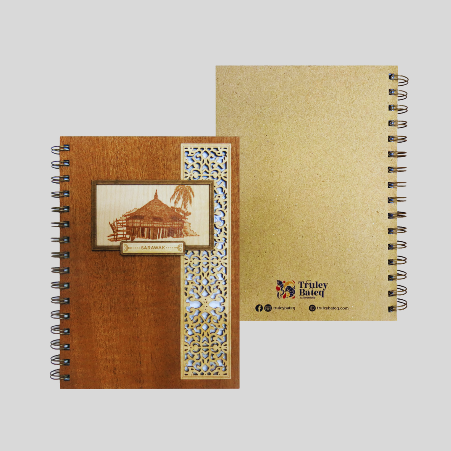 Premium Wooden Notebook