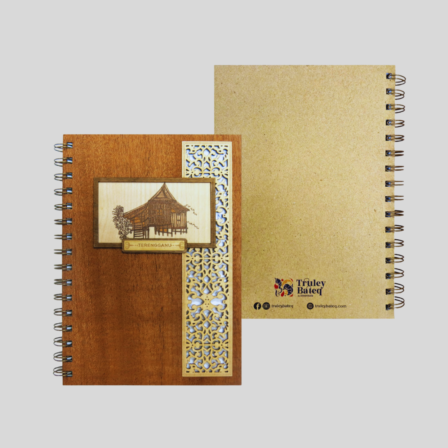 Premium Wooden Notebook