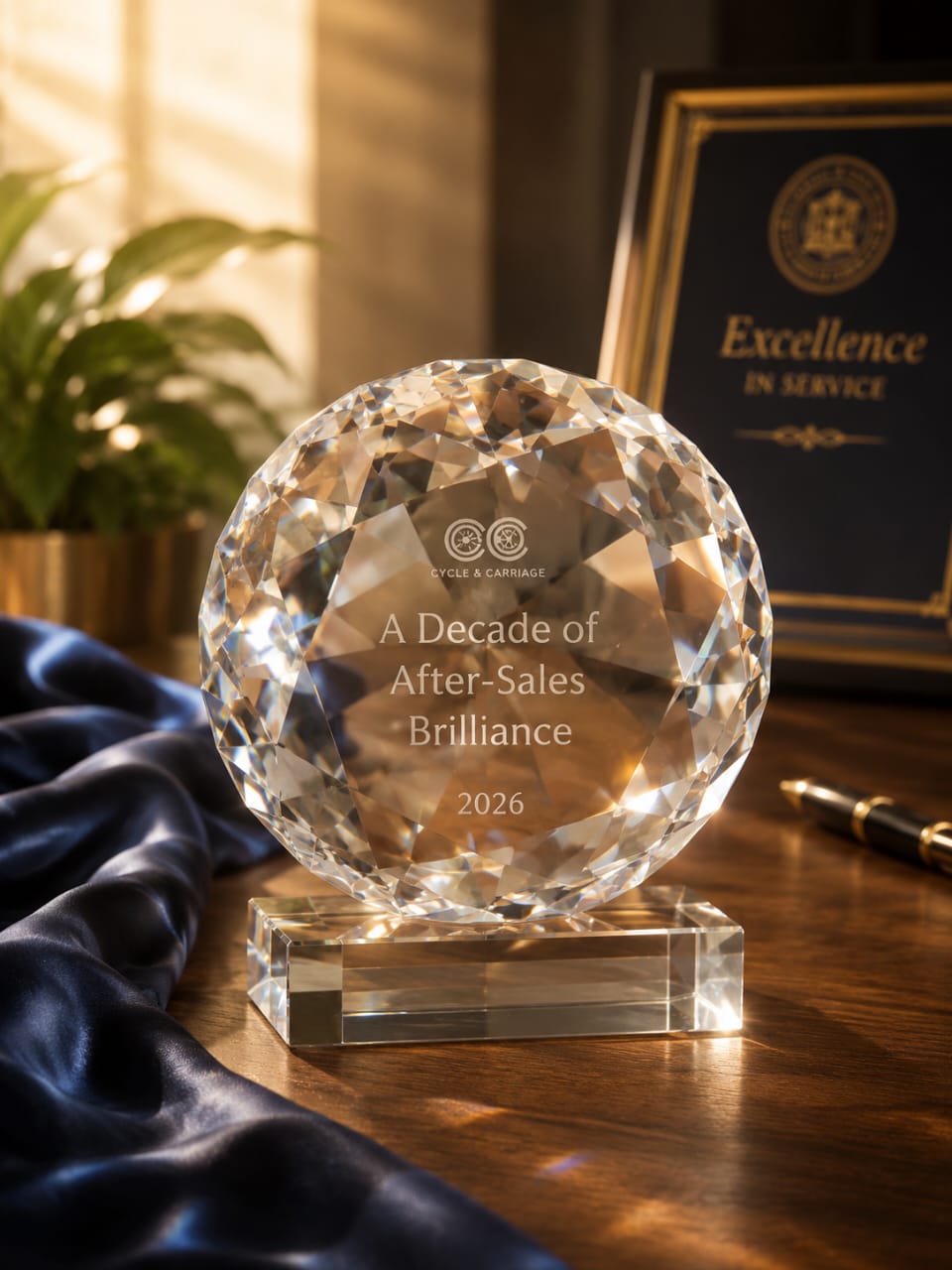 Crystal Paper Weight- Crystal diamond
