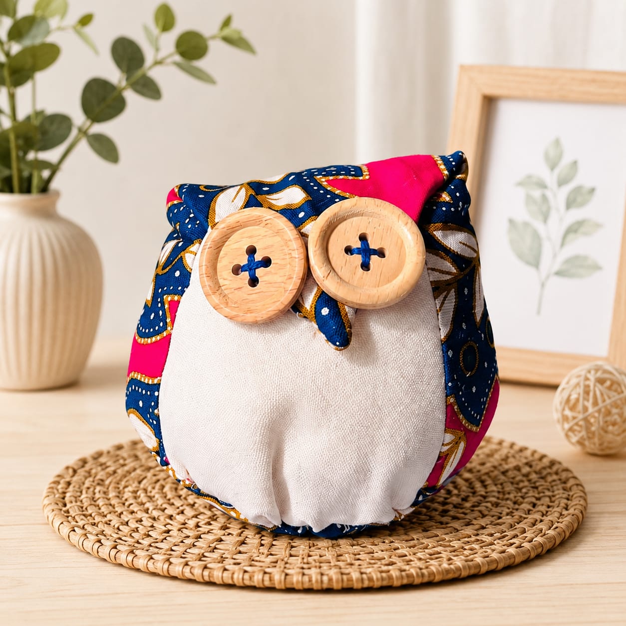 Owl Batik Paper Weight